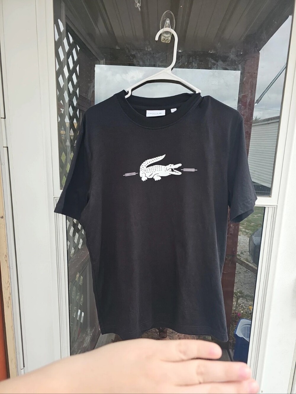 Lacoste Classic Fit Men's Black Short Sleeve Tee
